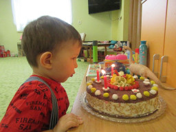 Davídek slaví 3. narozeniny
