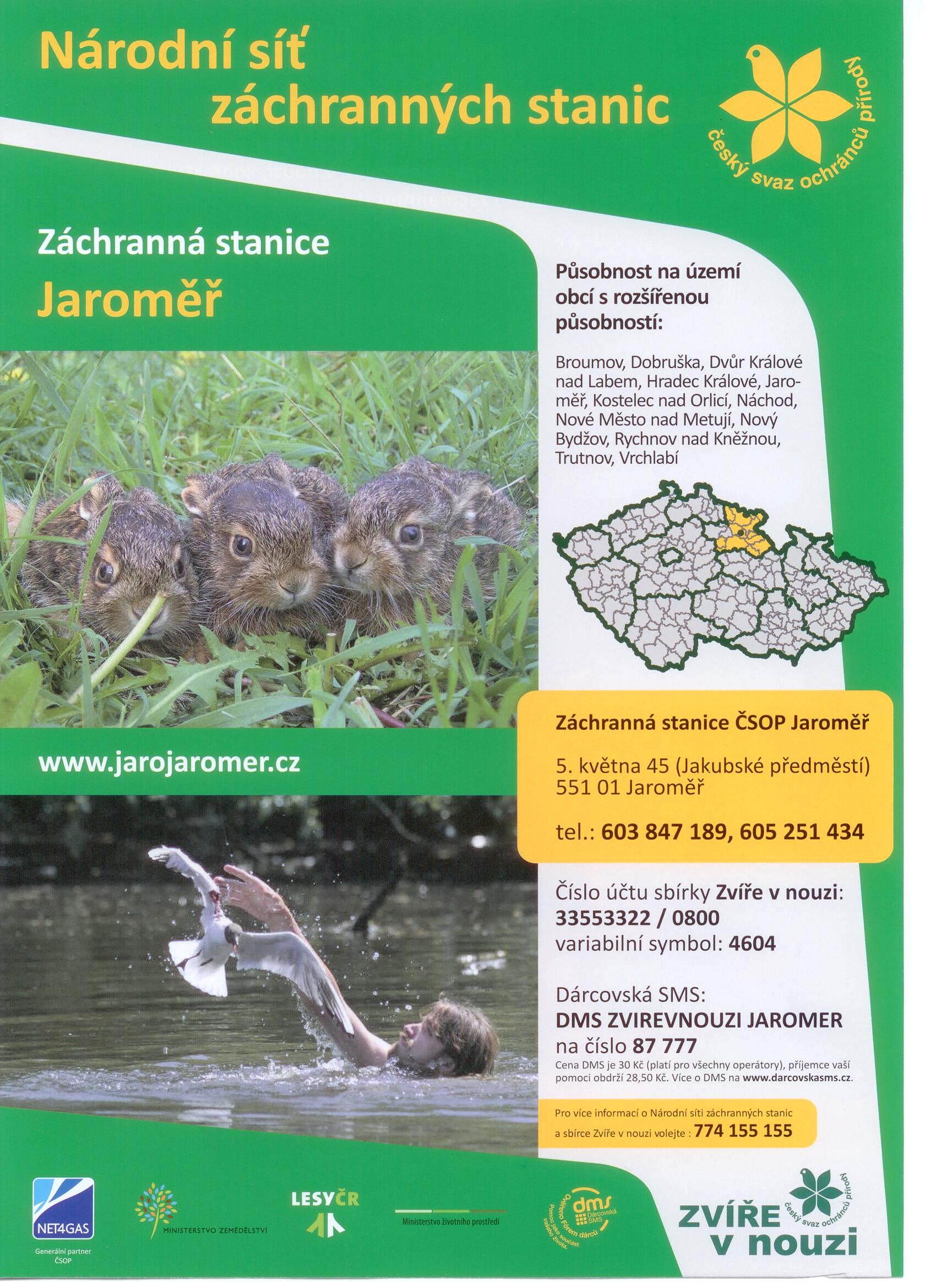 Plakát Záchranná stanice Jaroměř